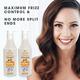 Kehairtherapy Professional Advanced Hair Care Ultimate Frizz Control Shampoo & Conditione (Pack Of 2) 500 ml - Straight Hair