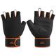 Tynor Sport Grip Gym Gloves with Support - Black & Orange (XL) 1's - Gym Accessories