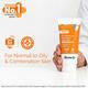 The Derma Co. 1% Hyaluronic Sunscreen SPF 50 Aqua Gel, Pa++++,For Broad Spectrum & Blue Light Protection 80 gm - Face Sunscreen