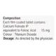 Leucorin 15mg Tablet 10'S - Cancer Oncology-Sup
