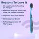 Gubb 1 Pc New Tongue Cleaner 1S T+ Blue 175gm 175 gm - Floss & Tongue Cleaners