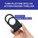 Skore Thrill Dual Strap Vibrating Ring 1's - Massagers And Vibrators