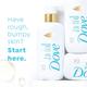 Dove 4% Refining Serum + AHA Exfoliate Away Serum Body Wash, 300 ml - Shower Gels & Body Wash