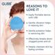 GUBB Facial Cleansing Massager Brush with USB, Silicone Face Scrubber 1's - Massagers