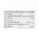 VALERA M 1000 Tablet 15's - Diabetes-Ant