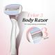 LetsShave Evior 3 Sensitive Razor for Women - 1 Handle + 1 Blade  Smooth Full Body Shave - Shaving & Hair Removal