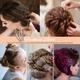 Bronson Professional Bobby Hair Pins 65mm with Storage Box Thick Black Ball Tip Metal 200's - Hair Clips/Bands
