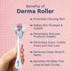 GUBB Derma Roller 0.5mm - Transparent Pink 72 gm - Derma Rollers
