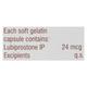 Lubowel 24Mcg Capsule 15'S - Constipation-Lax
