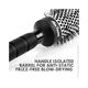 Alan Truman White Ceramic Blow-Drying Brush-Small 0.25 ml - Hair Brushes