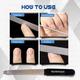 Majestique Nail Filer Elite Accessories, Twin Side Nail Files, Great For Travel Or Home Use - Multicolor 1's - Callus Shavers & Stones
