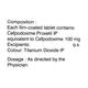 Monocef O 100mg Tablet 10'S - Bacterial Infections-Cep