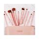 bh cosmetics Metal Rose 11 Piece Brush Set With Cosmetic Bag 1's - Lens Solution & Accessories