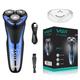 VGR V-306 Wet and Dry Shaver, 300 min Runtime (Blue) 1's - Shavers