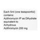 Azilide 200mg Redimed Suspension 15ml - Bacterial Infections-Mac