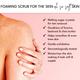 Boho Botanist Rose & Peony Sugar Body Scrub - Tan Removal Glowing Skin for Dull, Rough Skin 200 gm - Scrubs & Exfoliants