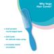Vega Baby & Mom Comb & Brush Set Blue 1's - Baby Grooming