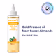 Wishcare 100% Pure Cold Pressed Badam Rogan Sweet Almond Oil-Strengthens Hair & Glowing Skin (200ml) - Hair Oils