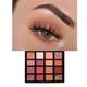 Miss Rose 16 Highly Pigmented Multi - Color Glitter & Matte Eyeshadow Palette 7001 - 007Z02 20 gm - Face Palettes