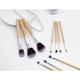 Bronson Professional Super Soft bristles HD finish Bamboo 11 pc makeup brush set with pouch 1's - Face Brush
