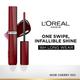 Loreal Paris Infallible Laque Resistance Lacquer-Like Shine, 16H Longwear, 550 Noir Cherry 4 ml - Liquid Lipsticks