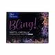Blue Heaven Bling Matte + Metallic Eye Shadow Palette (Mix of 12) Cocktail Fever 22gm - Eyeshadow, Bases & Primers