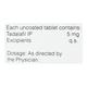 Modula 5mg Tablet 10'S - Impotence/Erectile Dysfunction (Ed)