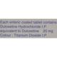 Symbal 20mg Tablet 10'S - Depression-Ant