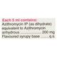 Azee 200mg Peppermint Flavour Dry Syrup 15ml - Bacterial Infections-Mac