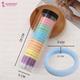 Majestique Cotton Stretchable Hair Ties, Ponytail Holder Rubber Band For Women - Multicolor 20's - Hair Clips/Bands