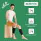 Flamingo Calf Support Black (OC2039) (L) 1's - Knee/Ankle/Leg/Foot Supports