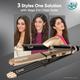 Vega Hair Dryer and Straightener Combo 3 In 1 Hair Styler and Insta Glam Hair Dryer for Women, VGGP-10 1's - Straighteners