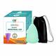 AmbiTech Reusable Menstrual Cup for Women with Pouch (S) 1's - Menstrual Cups