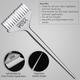 Vega Professional Tinting Brush for Balayage, All Over Color, Highlights and Root Touch Ups - Large (VPHTB-03) 1's - Hair Brushes