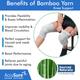 AccuSure Orthopedic Pain Relief Bamboo Yarn Knee Cap - Gray (xL) 1's - Knee/Ankle/Leg/Foot Supports