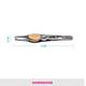 Vega Tweezer with Rubber Grip, Square Tip, 1 Piece (TW-04) 15 gm - Tweezers