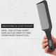 Vega Professional Clipper Comb for Salon with Anti-Static, Hair Cutting Combs Great for Barbering and Styling - Black (VPPCC-02) 1's - Hair Brushes