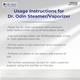 Dr. Odin Vaporizer Dual Layer (OSV102) 1's - Nebulizer & Vaporizer