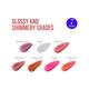 Blue Heaven Lush & Juicy Lip Wand Gloss, Mauve Tint 4.5ml - Lipstick Primers & Plumpers