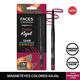 Faces Canada Magneteyes Color Kajal 12hr Water Proof Almond Oil Burgundy Love 04 0.30gm - Eyeliners