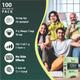 Zindagi Stevia Natural Sweetener Sachets (Pack of 1 gm x 100's) - Sugar Substitute