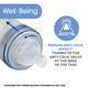 Chicco Wellbeing Feeding Bottle - Blue 150 ml - Feeding & Nursing