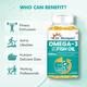 Dr. Morepen Omega 3 Deep Sea Fish Oil Capsule 60's - Omega Fish Oil Fatty Acids