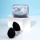 Pac 3D Sponge Set Limited Edition Holographic (Water Drop, Olive Cut) (Glitter Black) 2's - Sponges & Applicators