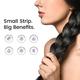 Wellbeing Nutrition Melts Healthy Hair with Plant Based Wholefood Biotin 10,000 mcg from Sesbania, Zinc, Bamboo Extract (30 Strips) - Hair & Skin
