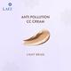 Lafz Light Beige Anti - Pollution CC Cream 100 gm - Foundation