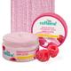 mCaffeine Brightening Raspberry Body Scrub - Tan Removal, AHAs Lactic and Glycolic Acid, Vit C Rich 175 gm - Scrubs & Exfoliants