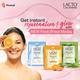 Lacto Calamine Green Tea Face Sheet Mask Instant Hydration Glycolic Acid and D-Panthenol 30 g - Sheet Masks