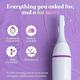 Bombae 6 In 1 Face And Body Sensitive Trimmer for Women 200 gm - Shaving & Hair Removal