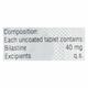 BELATIN 40 Tablet 10's - Allergies-Ant